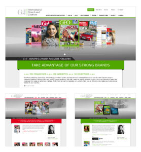 Website Gruner + Jahr International Brands & Licenses